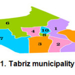 Figure 1. Tabriz municipality regions